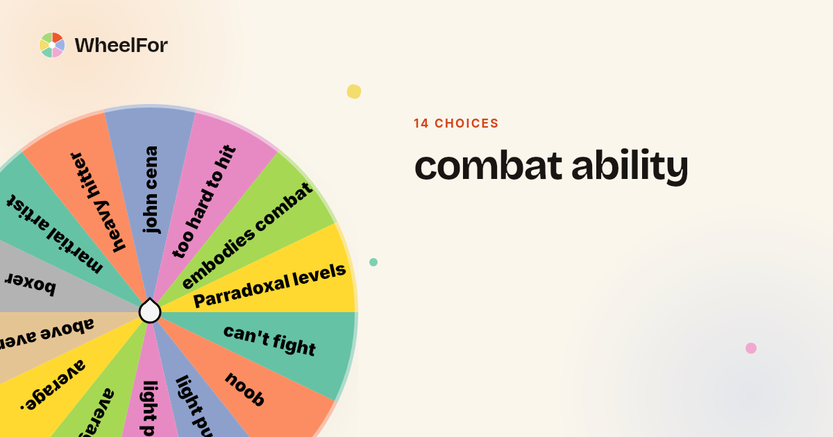 combat ability Wheel | WheelFor