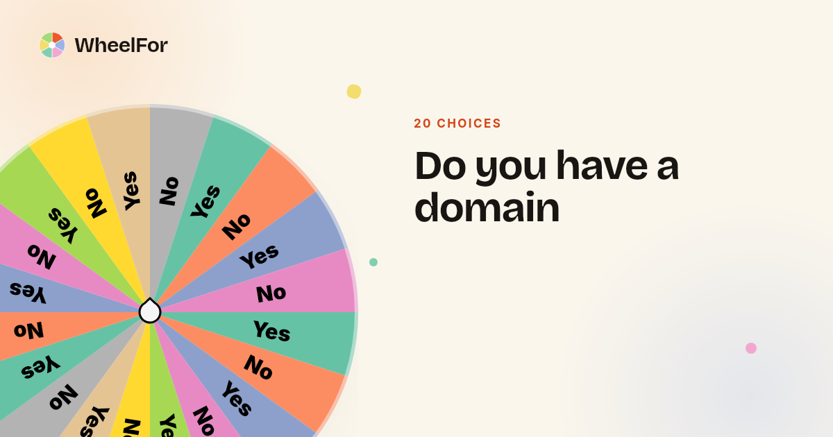 Do you have a domain Wheel | WheelFor
