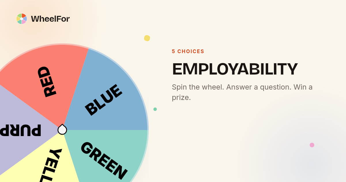 EMPLOYABILITY Wheel | WheelFor
