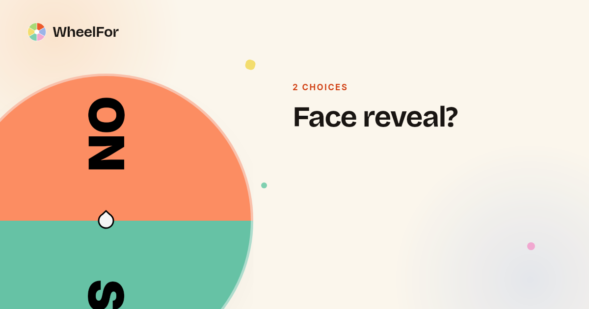 Face reveal? Wheel | WheelFor