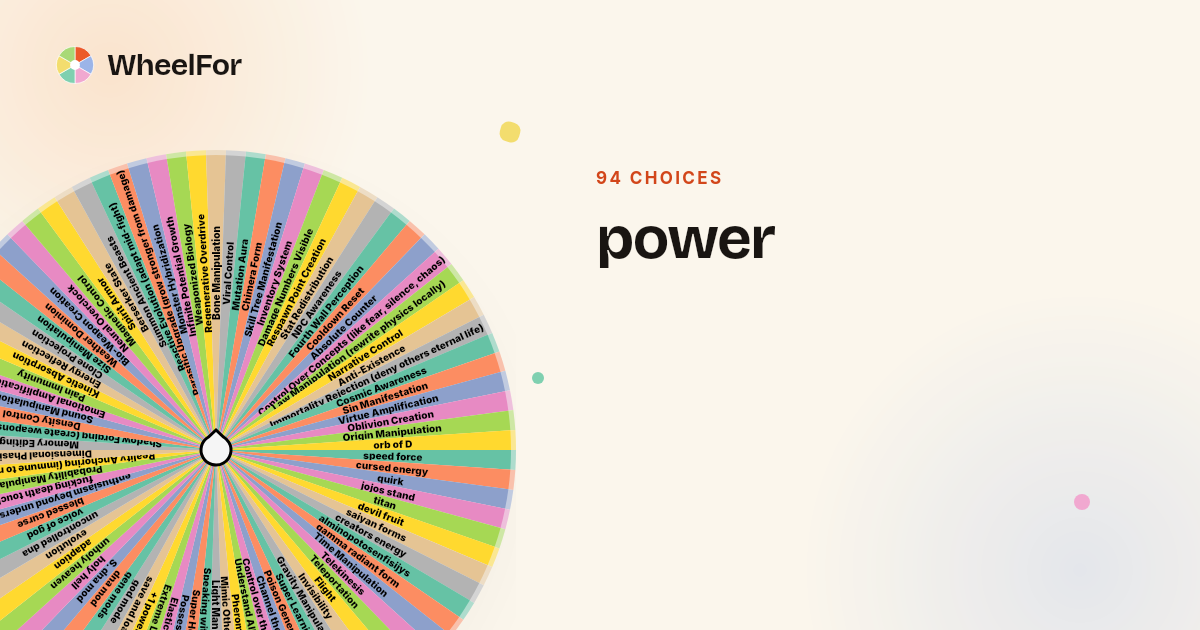 power Wheel | WheelFor