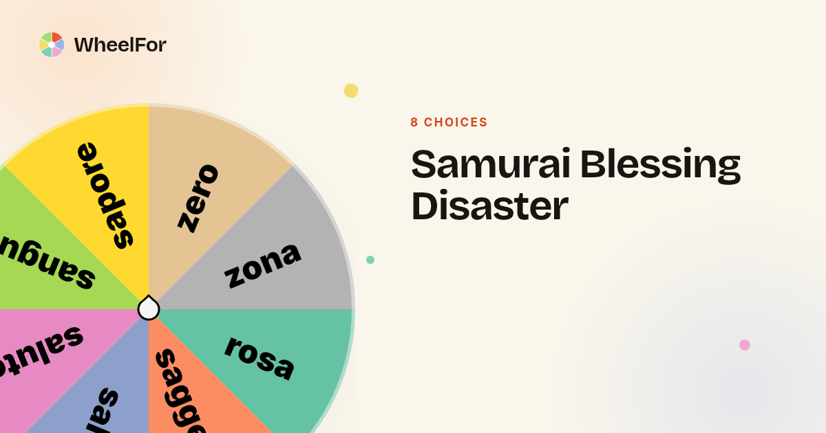 Samurai Blessing Disaster Wheel | WheelFor